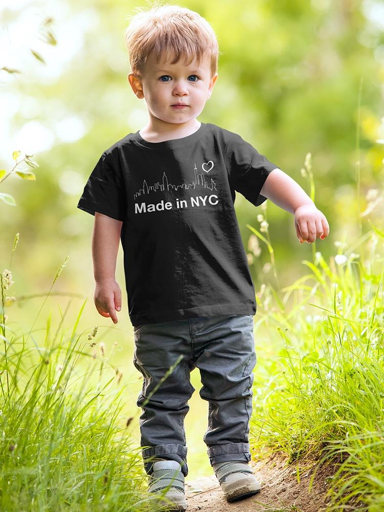 Made In Nyc Landscape T-shirt -SmartPrintsInk Designs