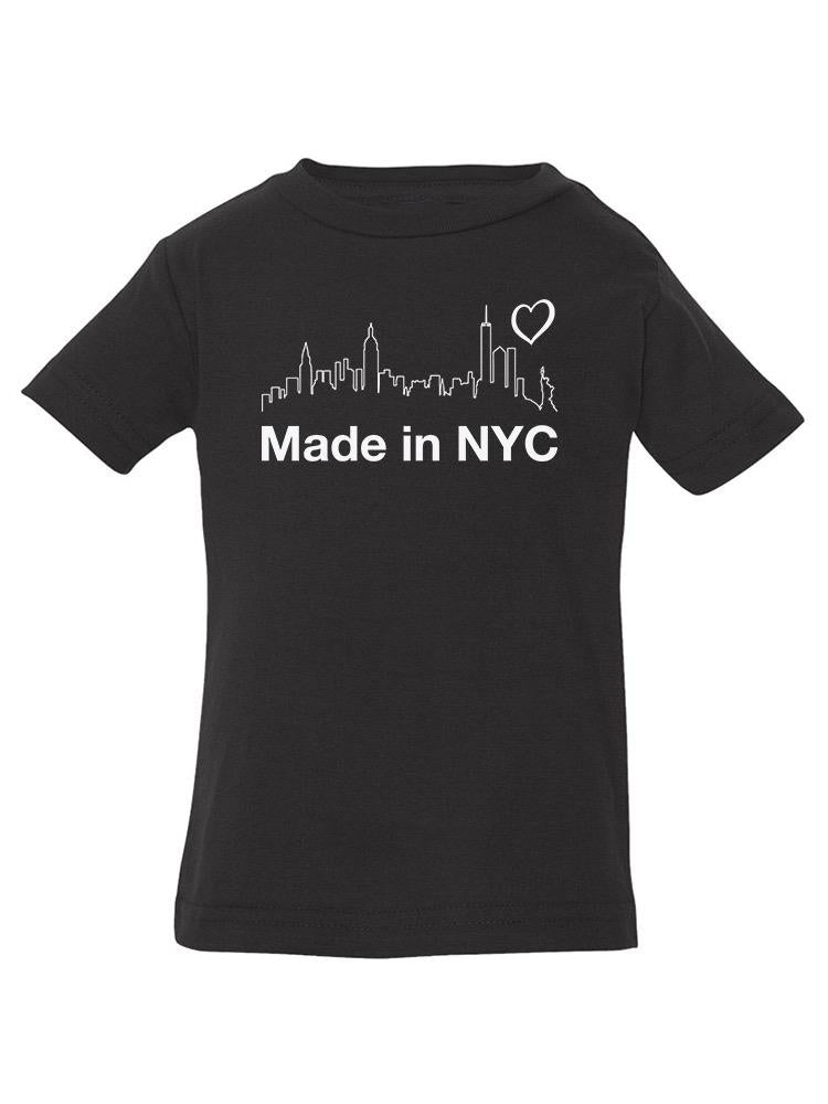 Made In Nyc Landscape T-shirt -SmartPrintsInk Designs