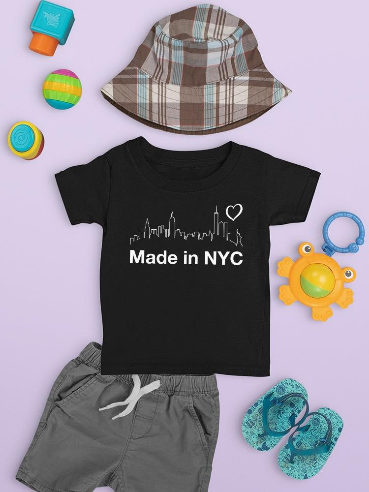 Made In Nyc Landscape T-shirt -SmartPrintsInk Designs