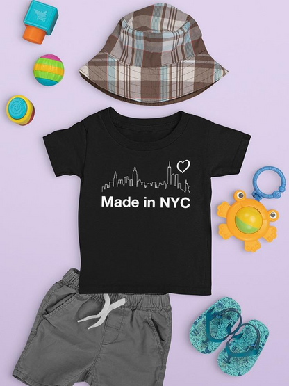 Made In Nyc Landscape T-shirt -SmartPrintsInk Designs