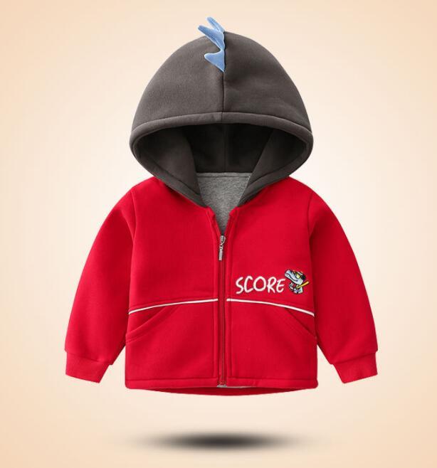 Fashionable Kids Warm Thick Hooded Jacket