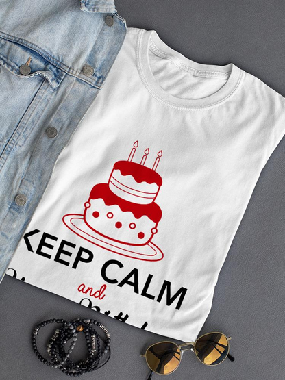 Keep Calm, Happy Birthday Queen T-shirt -SPIdeals Designs