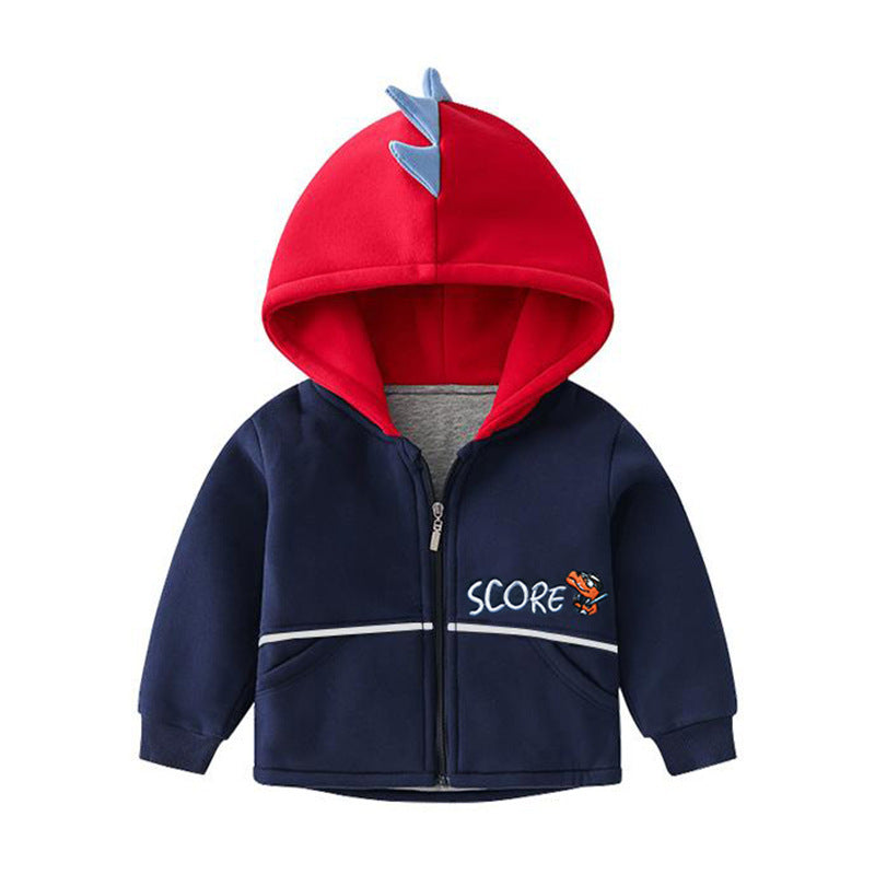 Fashionable Kids Warm Thick Hooded Jacket