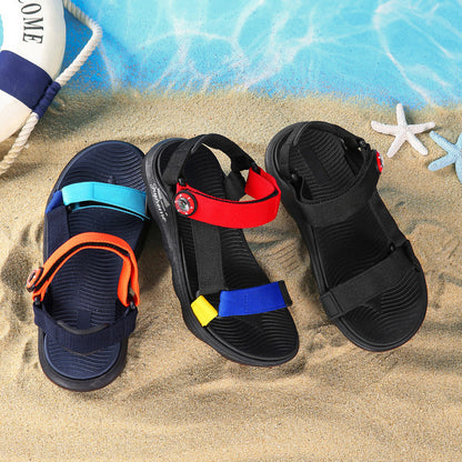 Candy Color Kids Webbing Beach Sandals